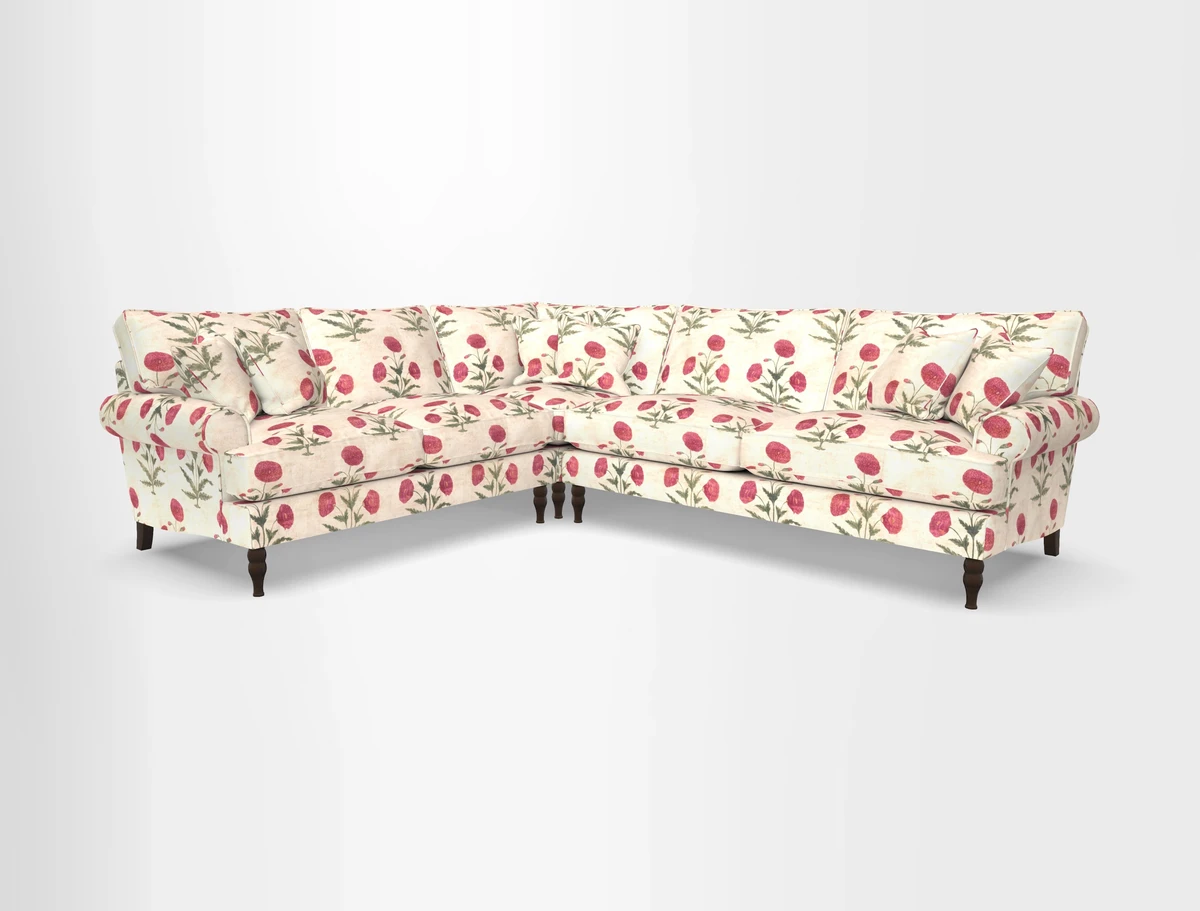 Cooksbridge corner sofa RHF in Cloth 21 Oak Leaf Beech