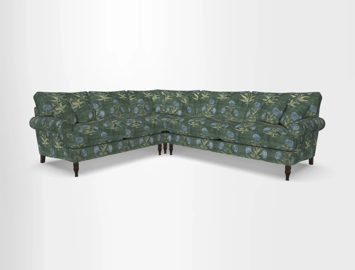 Cooksbridge corner sofa RHF in Cloth 21 Oak Leaf Beech