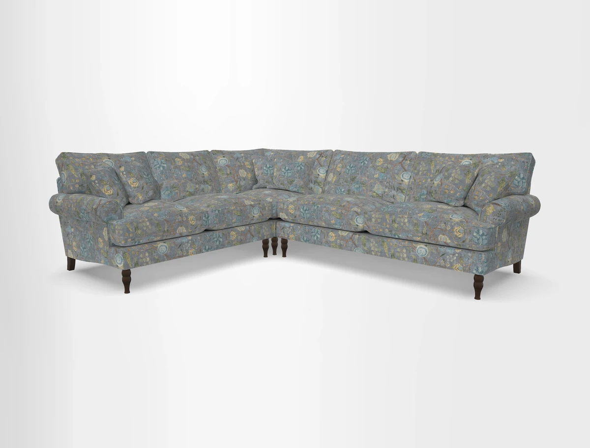 Cooksbridge corner sofa RHF in Cloth 21 Oak Leaf Beech