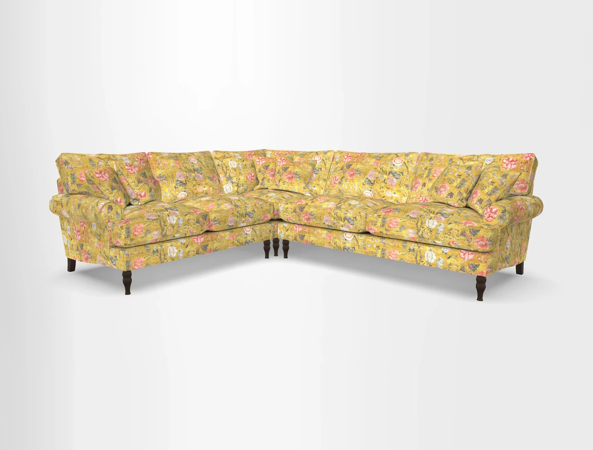 Cooksbridge corner sofa RHF in Cloth 21 Oak Leaf Beech