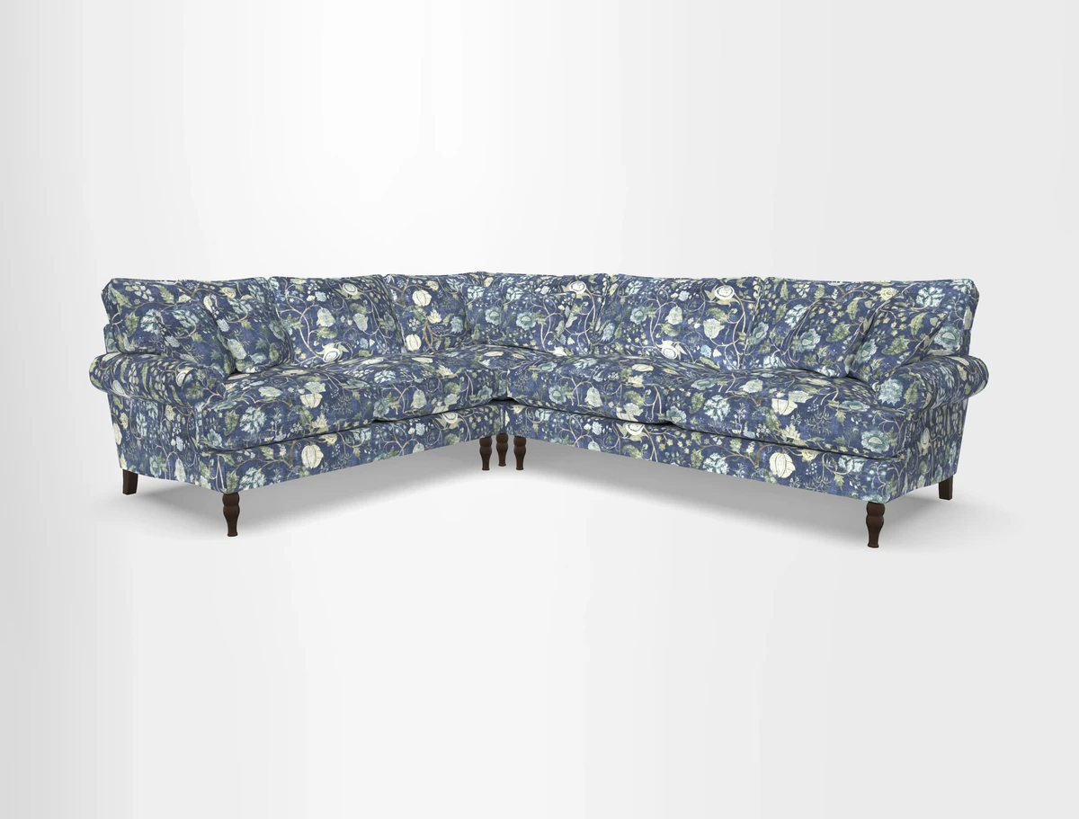 Cooksbridge corner sofa RHF in Cloth 21 Oak Leaf Beech