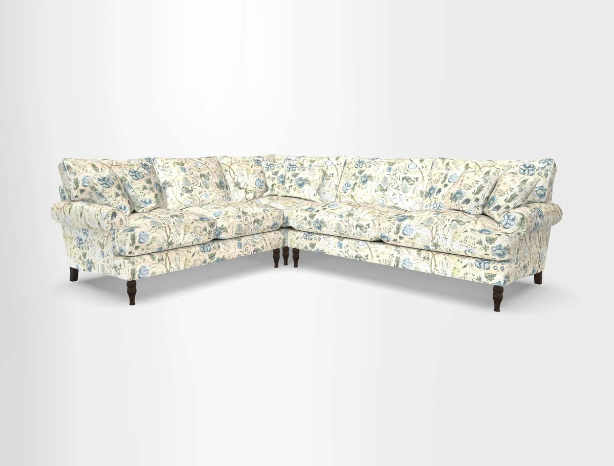 Cooksbridge corner sofa RHF in Cloth 21 Oak Leaf Beech