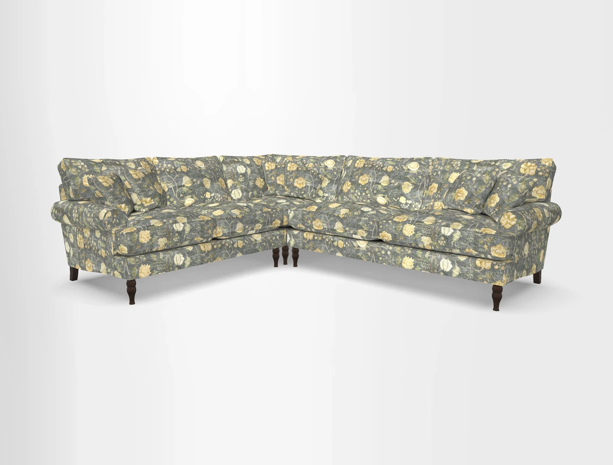 Cooksbridge corner sofa RHF in Cloth 21 Oak Leaf Beech