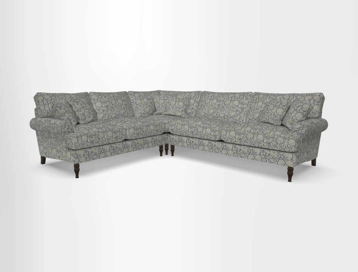 Cooksbridge corner sofa RHF in Cloth 21 Oak Leaf Beech