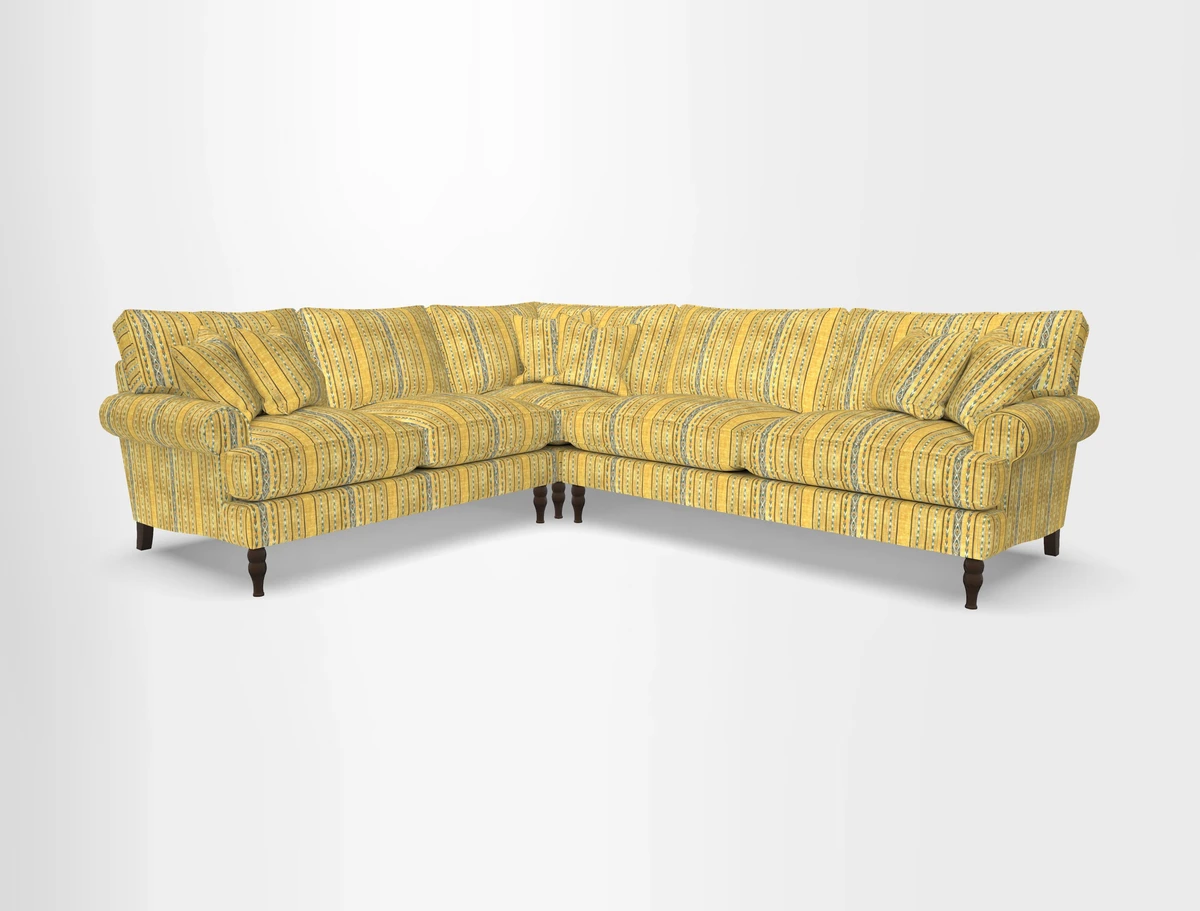 Cooksbridge corner sofa RHF in Cloth 21 Oak Leaf Beech