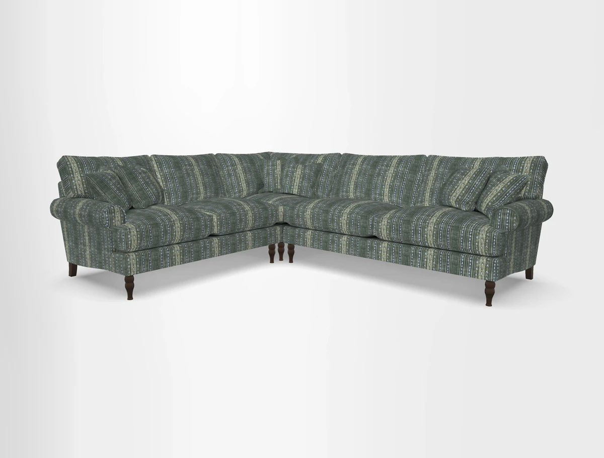 Cooksbridge corner sofa RHF in Cloth 21 Oak Leaf Beech