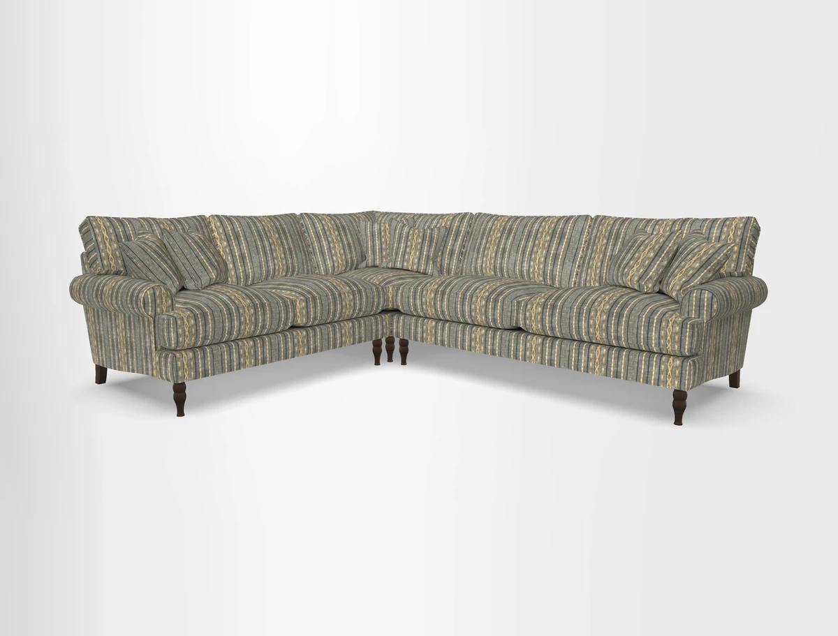 Cooksbridge corner sofa RHF in Cloth 21 Oak Leaf Beech