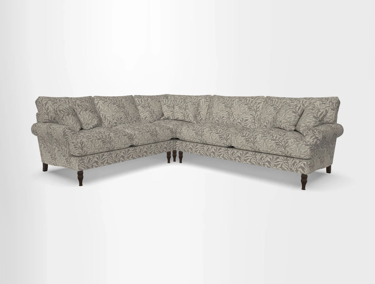 Cooksbridge corner sofa RHF in Cloth 21 Oak Leaf Beech