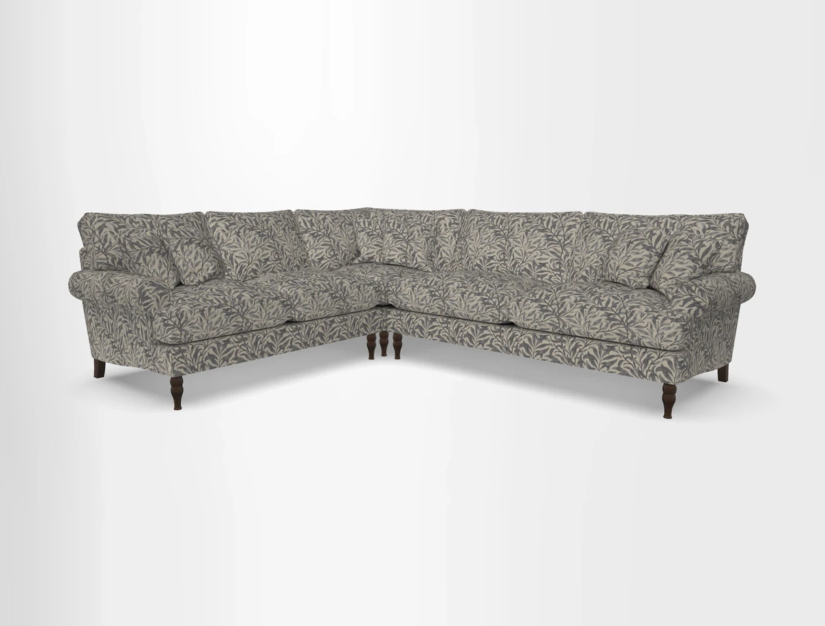 Cooksbridge corner sofa RHF in Cloth 21 Oak Leaf Beech