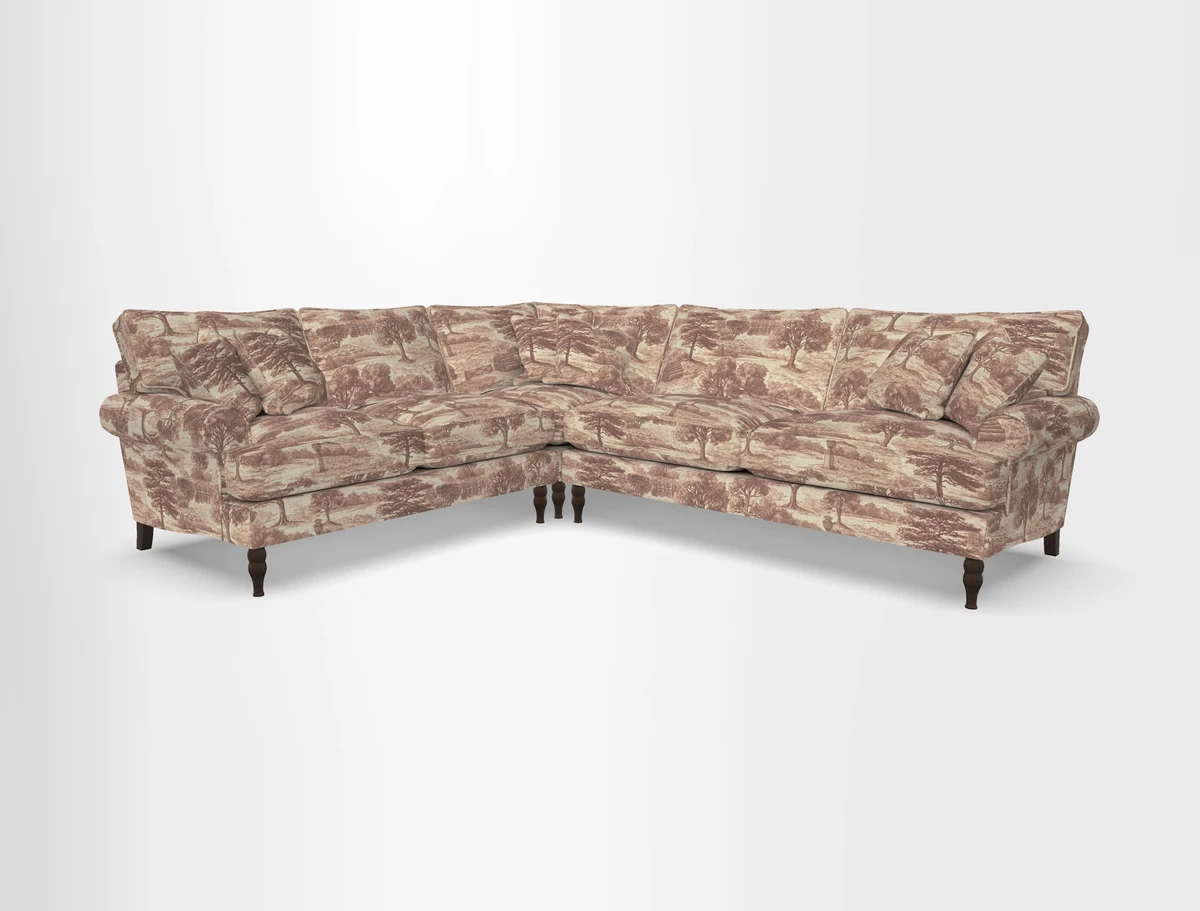 Cooksbridge corner sofa RHF in Cloth 21 Oak Leaf Beech