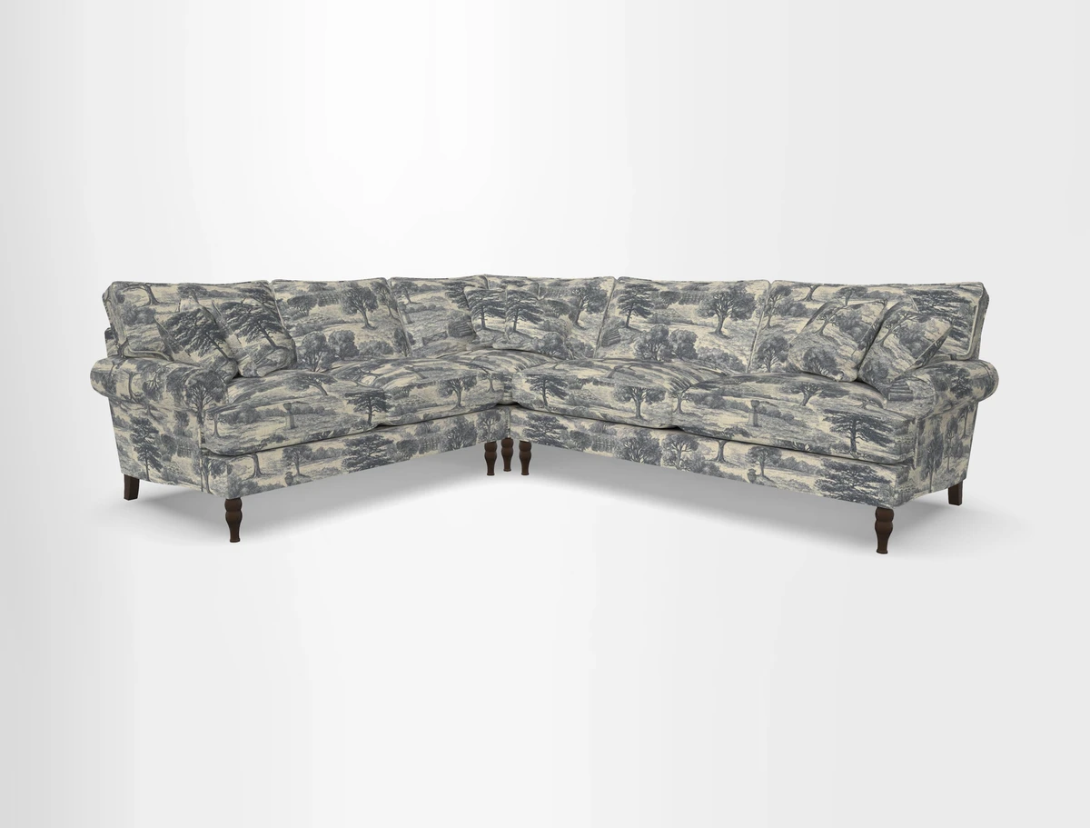 Cooksbridge corner sofa RHF in Cloth 21 Oak Leaf Beech