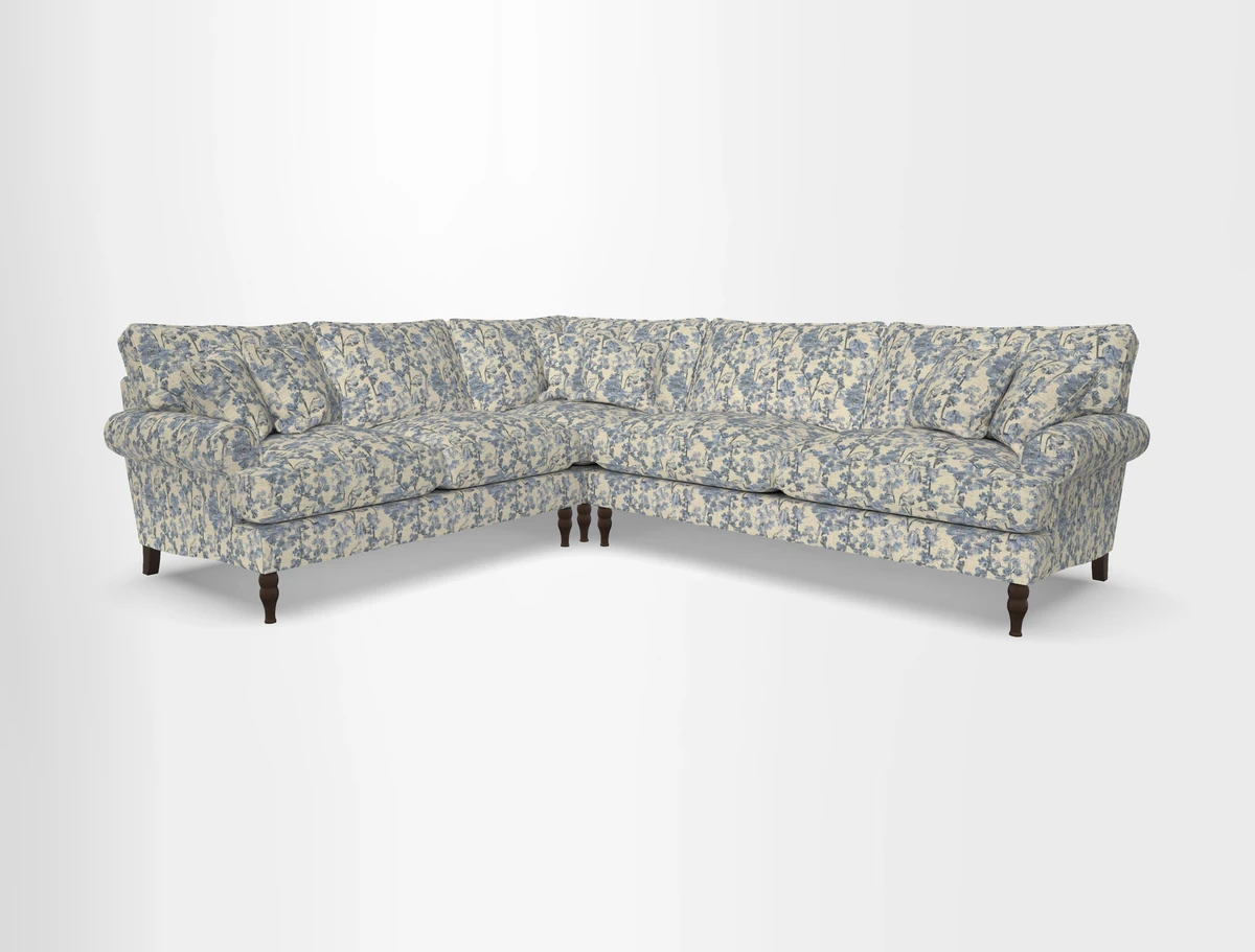 Cooksbridge corner sofa RHF in Cloth 21 Oak Leaf Beech