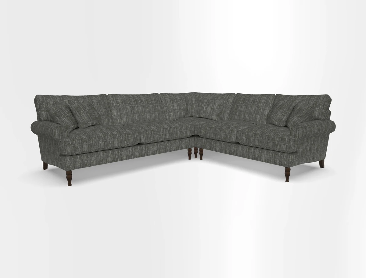 Cooksbridge corner sofa LHF in Cloth 21 Oak Leaf Beech