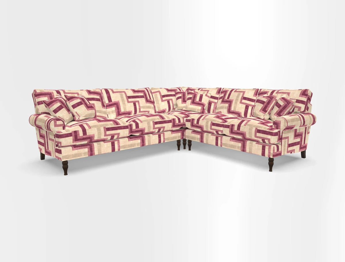 Cooksbridge corner sofa LHF in Cloth 21 Oak Leaf Beech