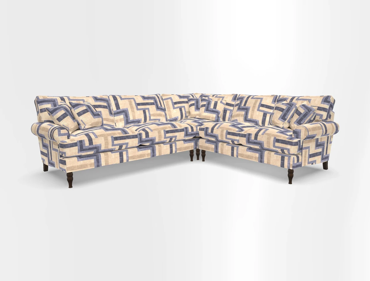 Cooksbridge corner sofa LHF in Cloth 21 Oak Leaf Beech