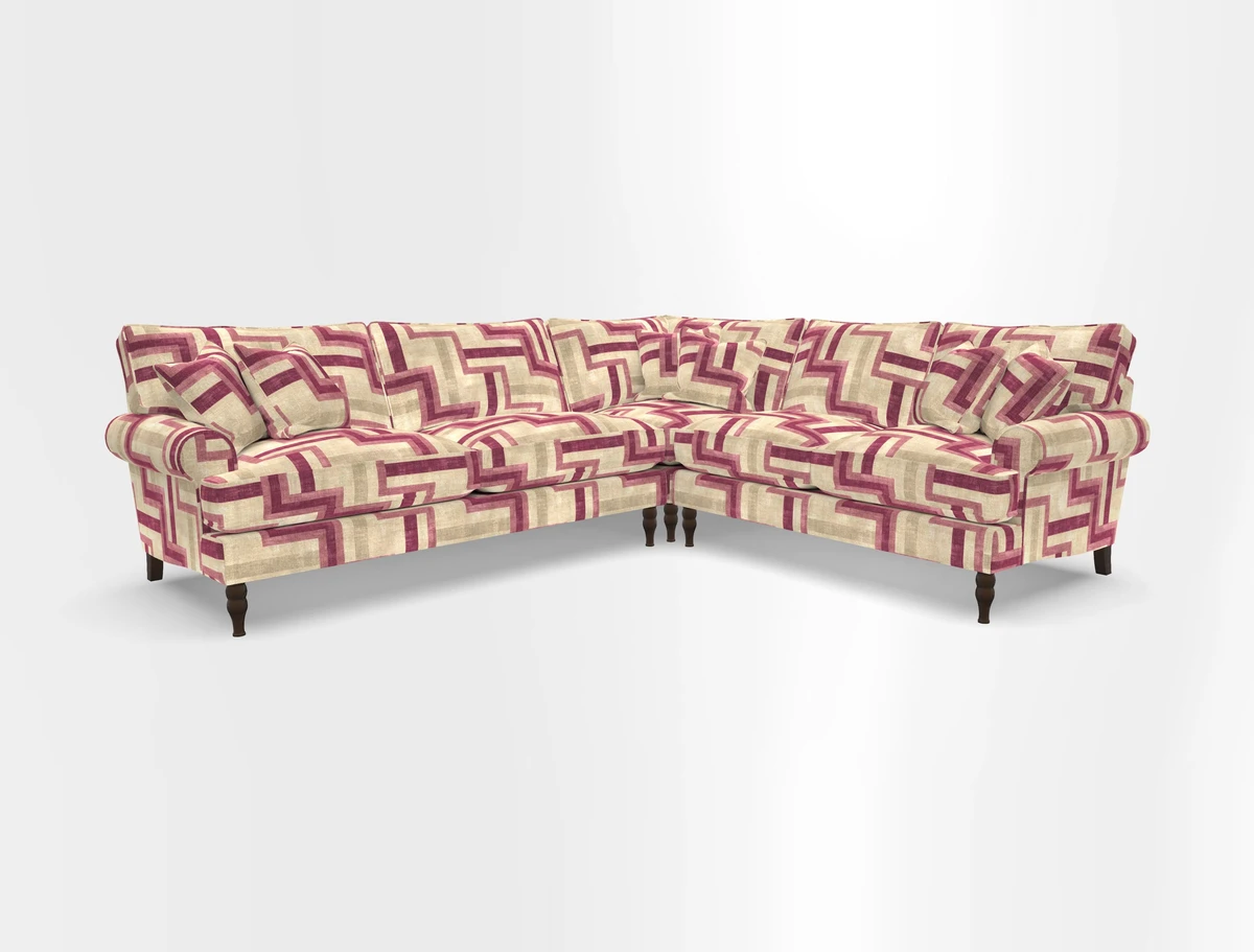 Cooksbridge corner sofa LHF in Cloth 21 Oak Leaf Beech