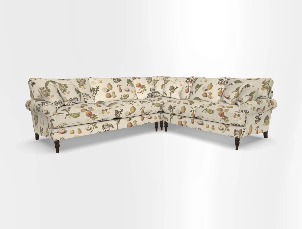Cooksbridge corner sofa LHF in Cloth 21 Oak Leaf Beech