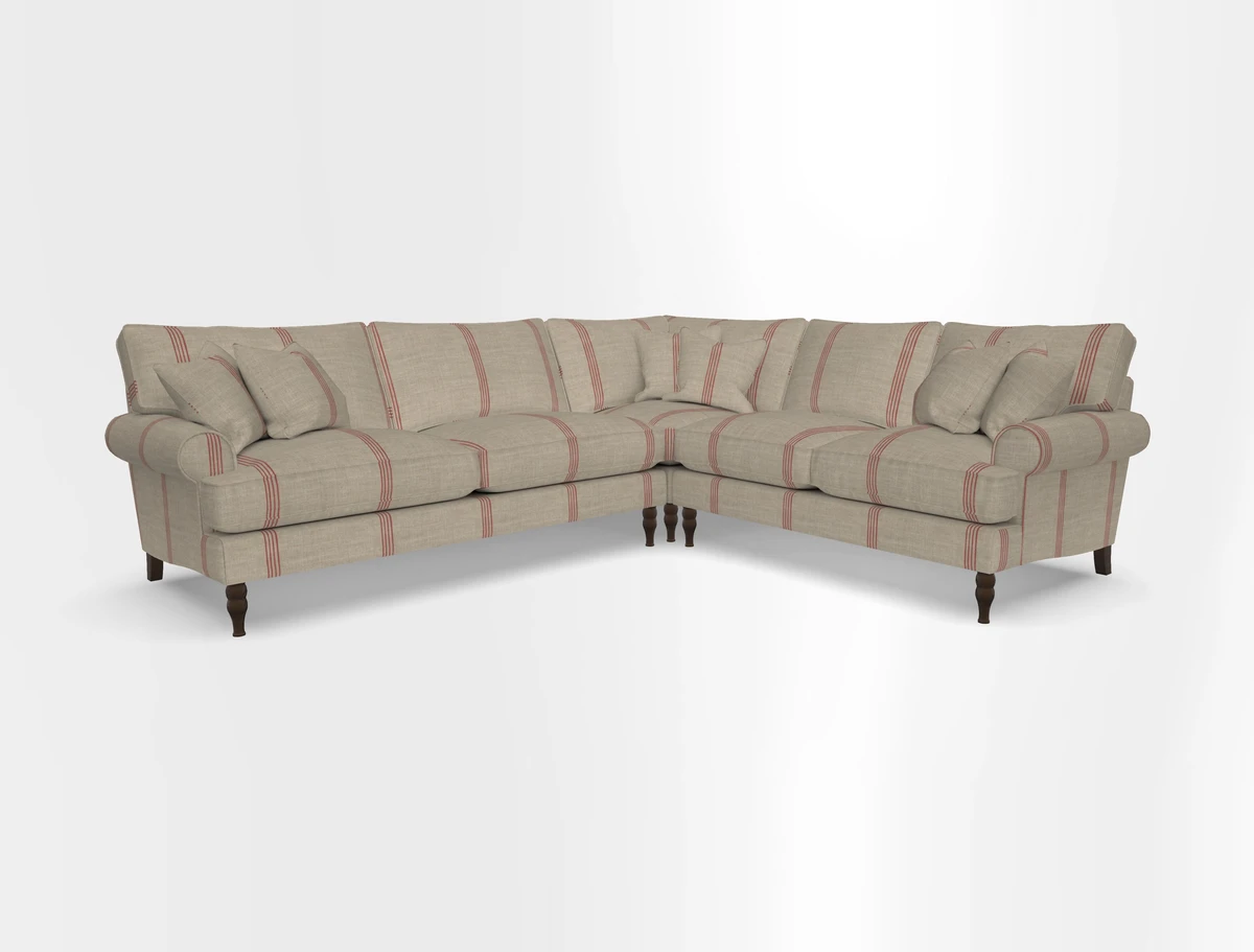 Cooksbridge corner sofa LHF in Cloth 21 Oak Leaf Beech