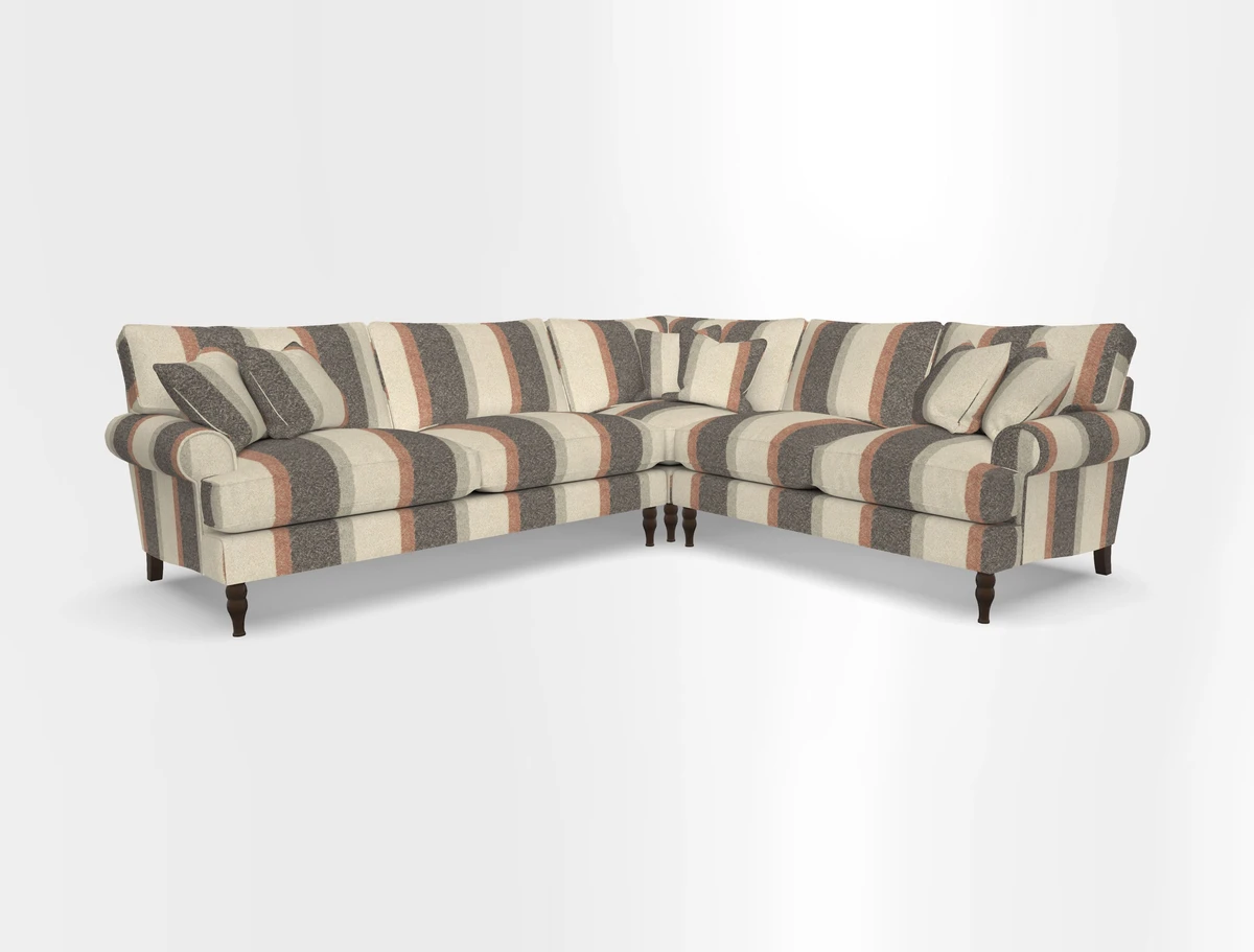 Cooksbridge corner sofa LHF in Cloth 21 Oak Leaf Beech