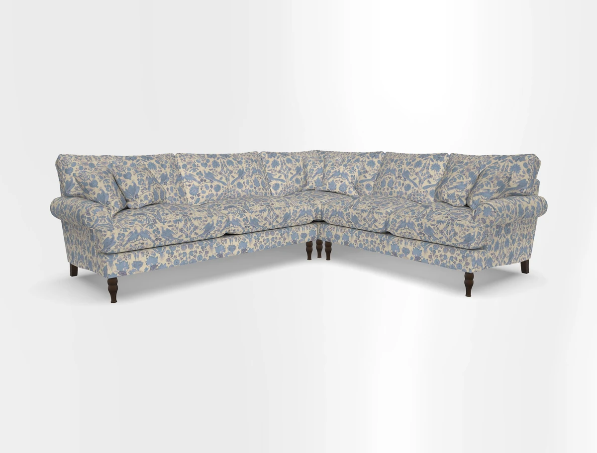 Cooksbridge corner sofa LHF in Cloth 21 Oak Leaf Beech