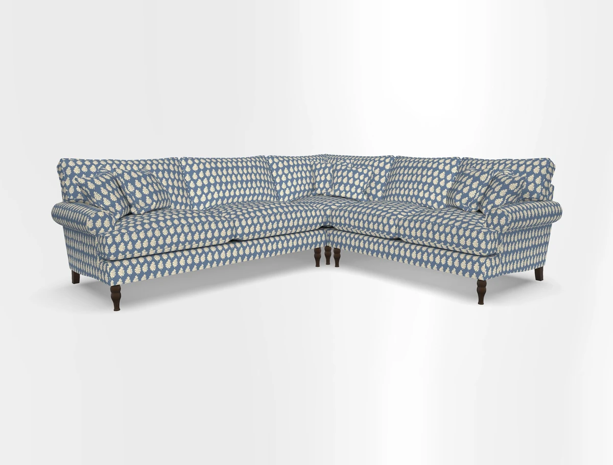 Cooksbridge corner sofa LHF in Cloth 21 Oak Leaf Beech