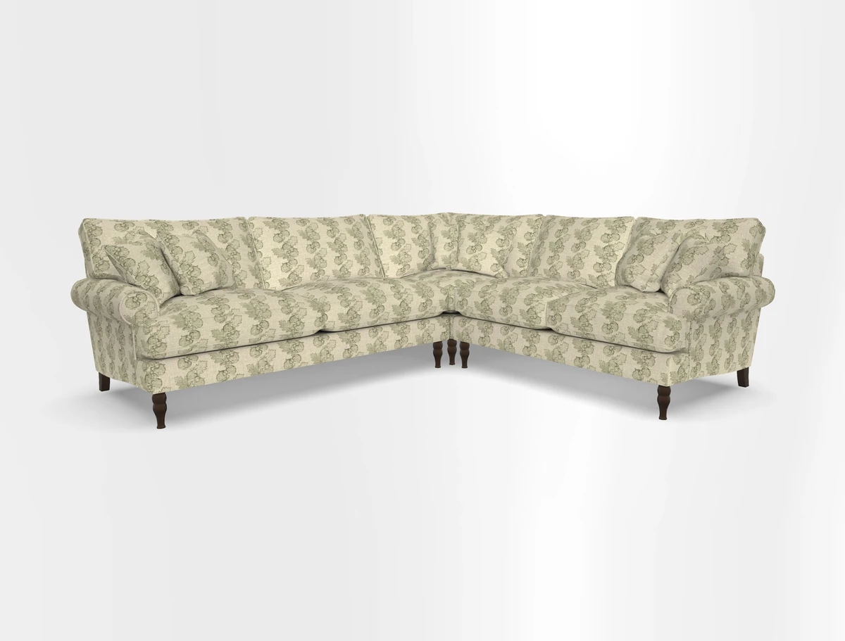 Cooksbridge corner sofa LHF in Cloth 21 Oak Leaf Beech