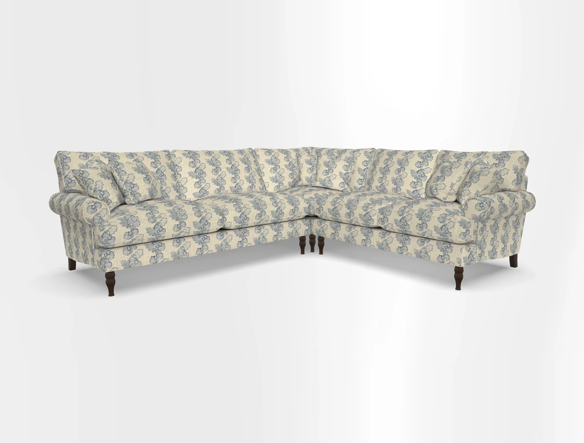 Cooksbridge corner sofa LHF in Cloth 21 Oak Leaf Beech
