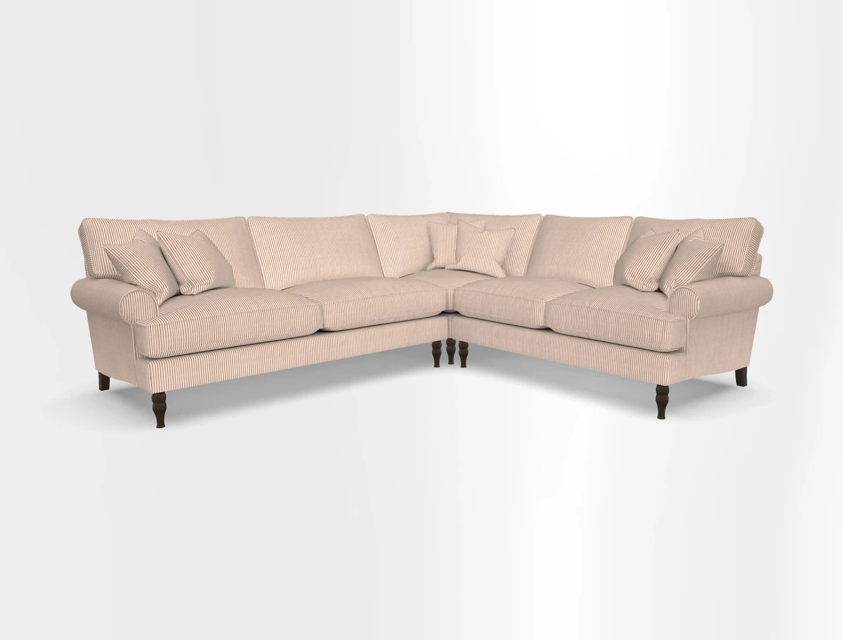 Cooksbridge corner sofa LHF in Cloth 21 Oak Leaf Beech
