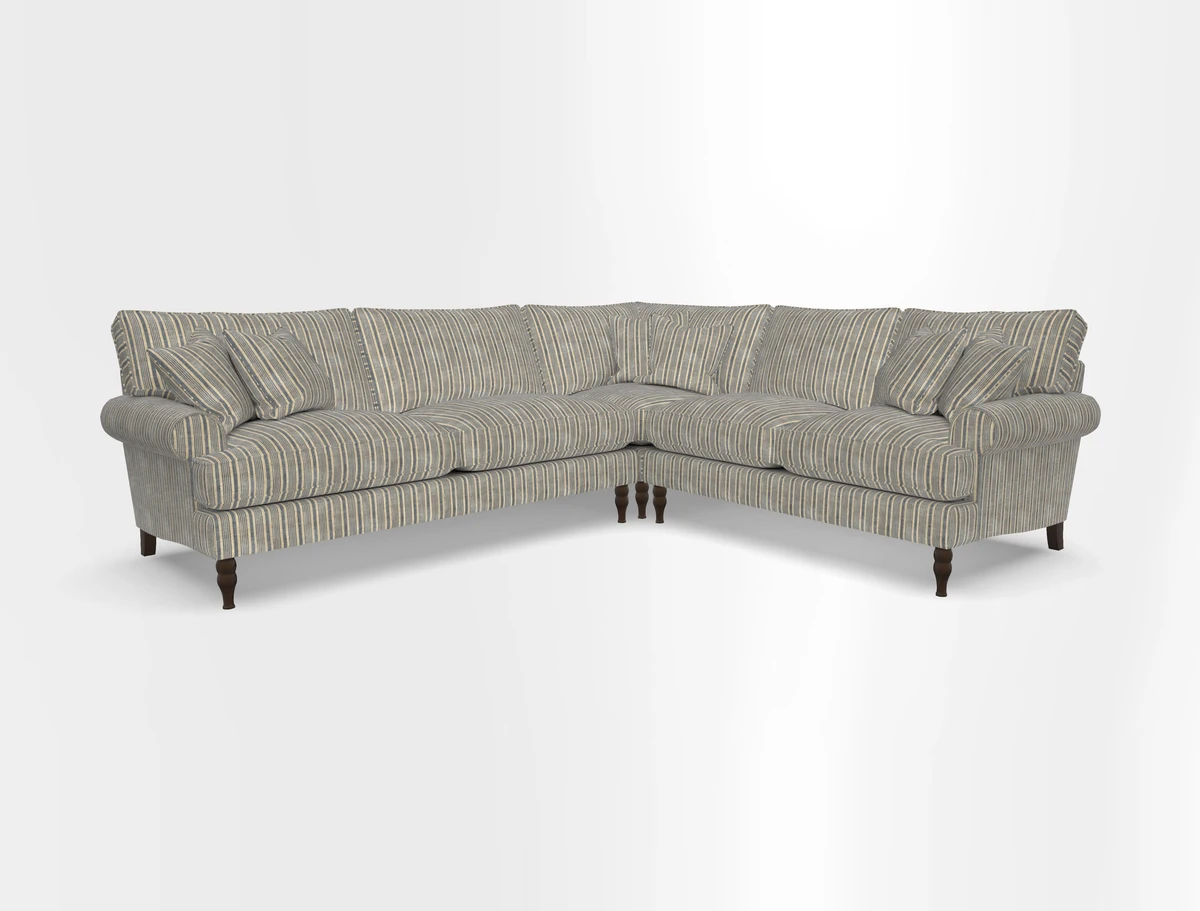 Cooksbridge corner sofa LHF in Cloth 21 Oak Leaf Beech