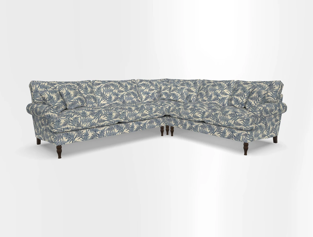 Cooksbridge corner sofa LHF in Cloth 21 Oak Leaf Beech