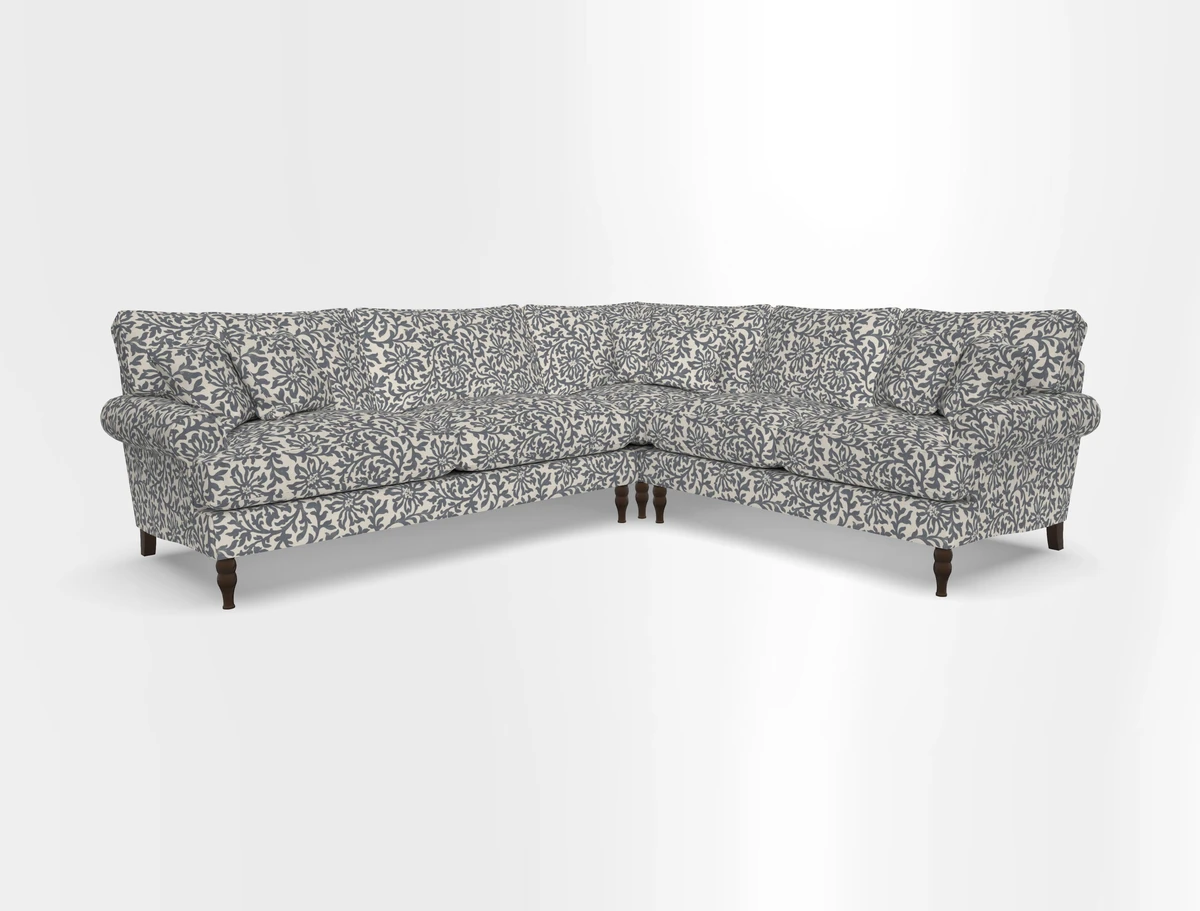 Cooksbridge corner sofa LHF in Cloth 21 Oak Leaf Beech
