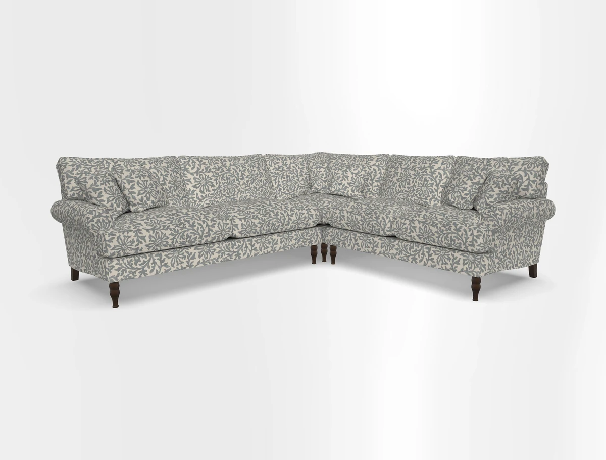 Cooksbridge corner sofa LHF in Cloth 21 Oak Leaf Beech