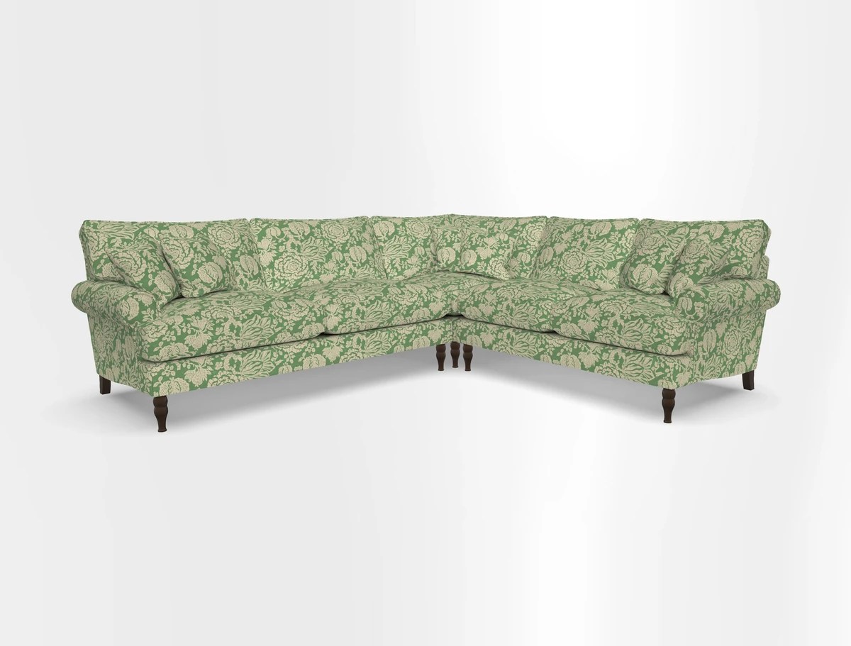 Cooksbridge corner sofa LHF in Cloth 21 Oak Leaf Beech