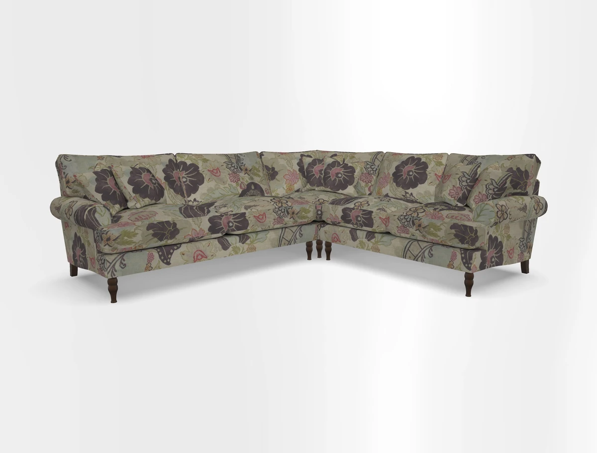 Cooksbridge corner sofa LHF in Cloth 21 Oak Leaf Beech