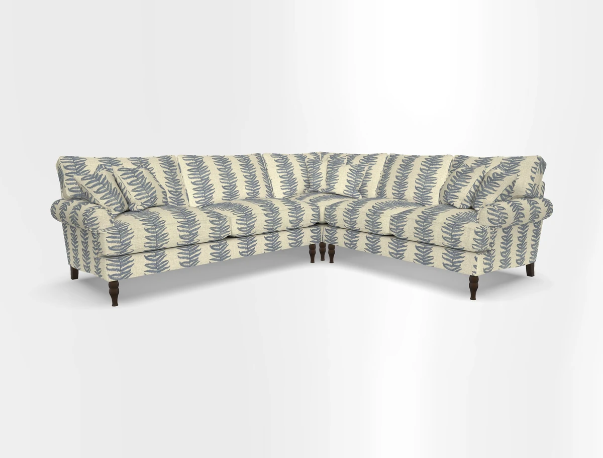 Cooksbridge corner sofa LHF in Cloth 21 Oak Leaf Beech