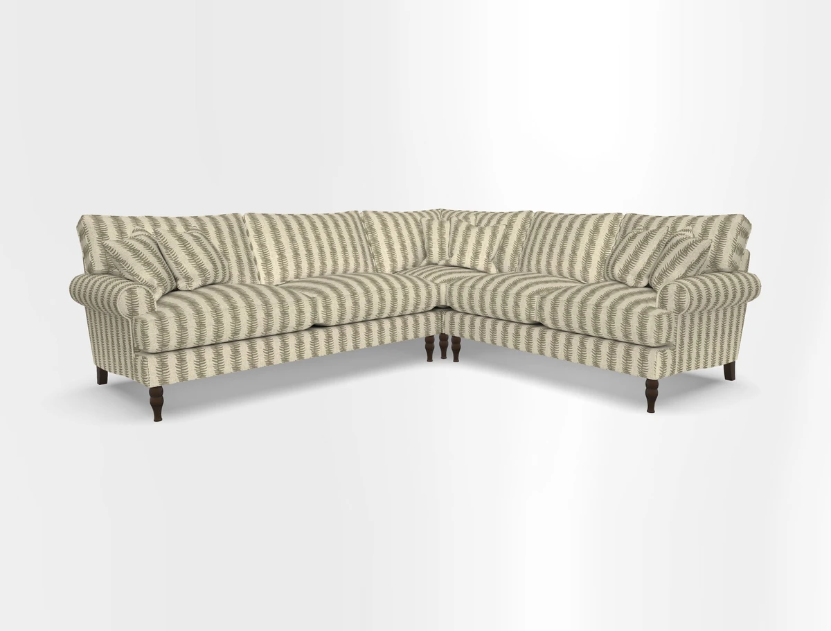 Cooksbridge corner sofa LHF in Cloth 21 Oak Leaf Beech