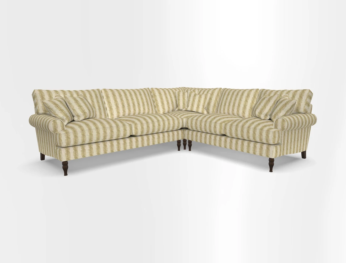 Cooksbridge corner sofa LHF in Cloth 21 Oak Leaf Beech