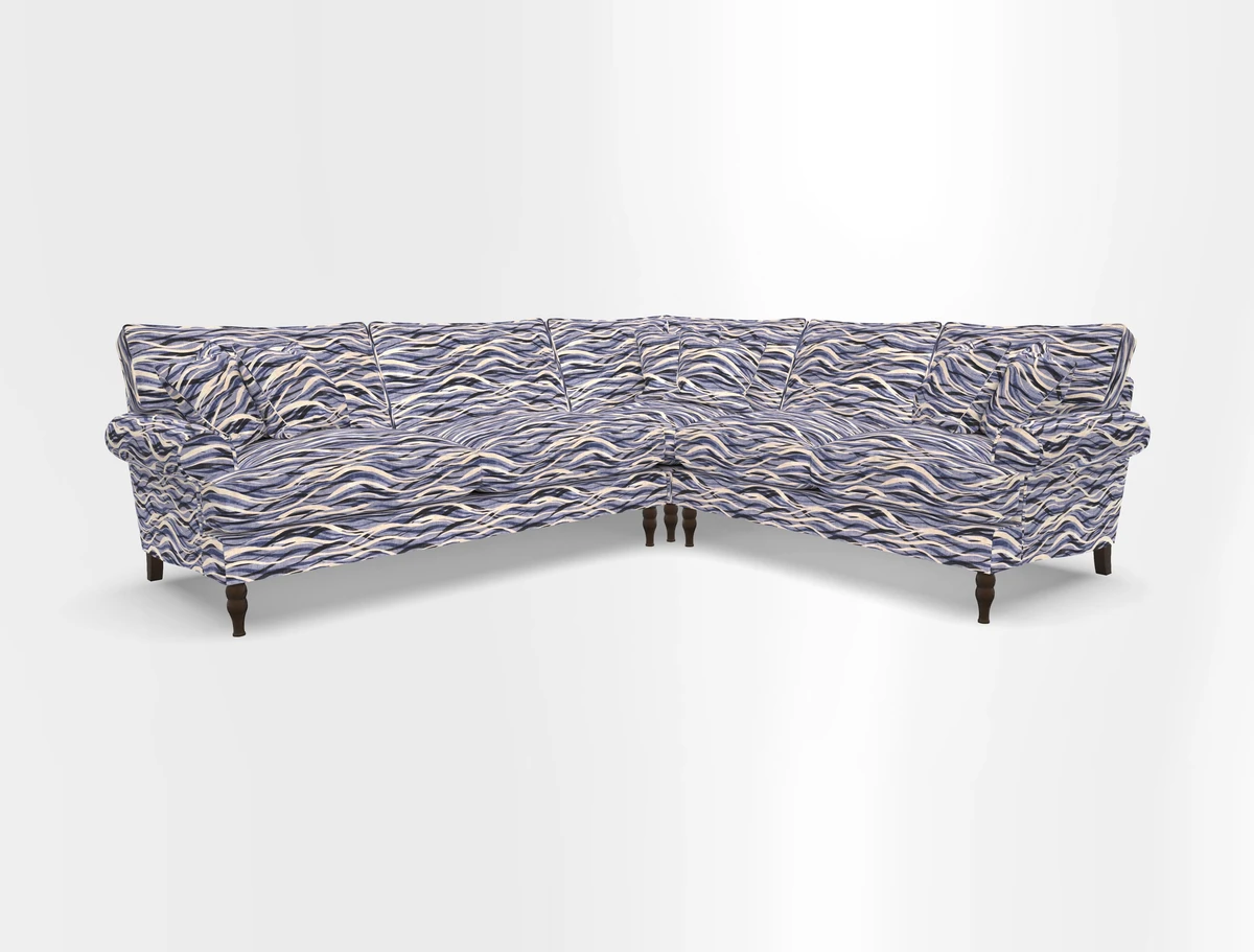 Cooksbridge corner sofa LHF in Cloth 21 Oak Leaf Beech