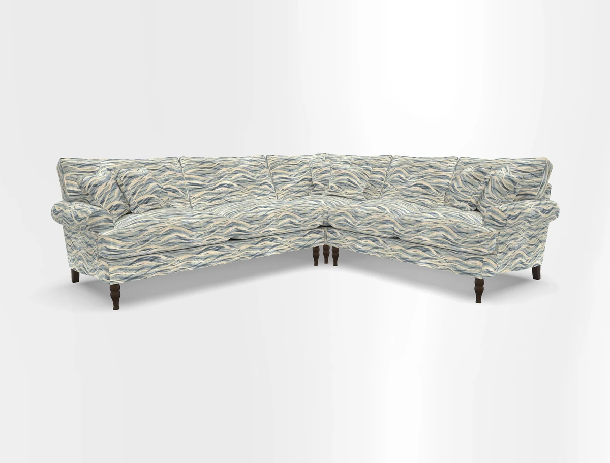 Cooksbridge corner sofa LHF in Cloth 21 Oak Leaf Beech