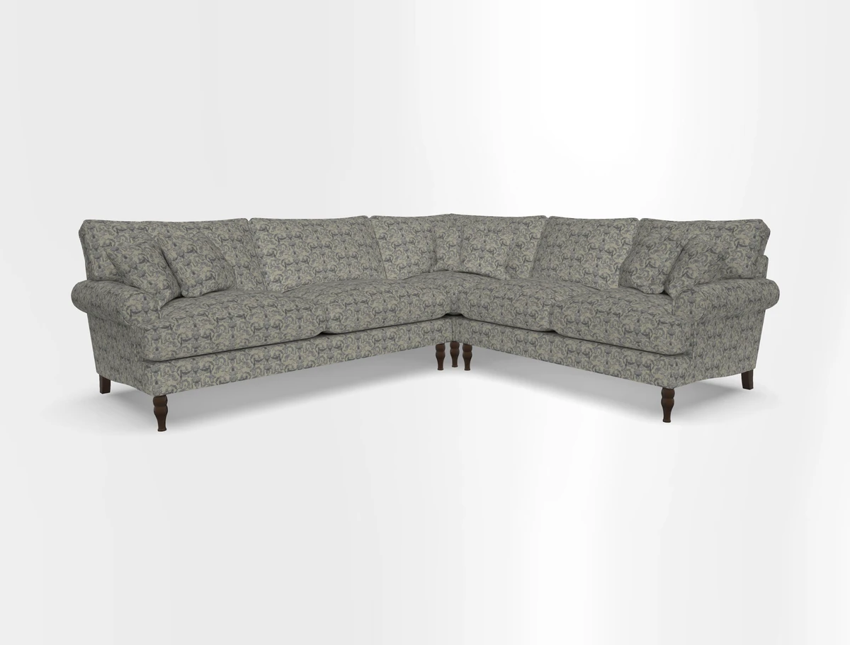 Cooksbridge corner sofa LHF in Cloth 21 Oak Leaf Beech