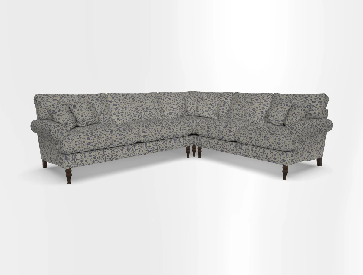 Cooksbridge corner sofa LHF in Cloth 21 Oak Leaf Beech
