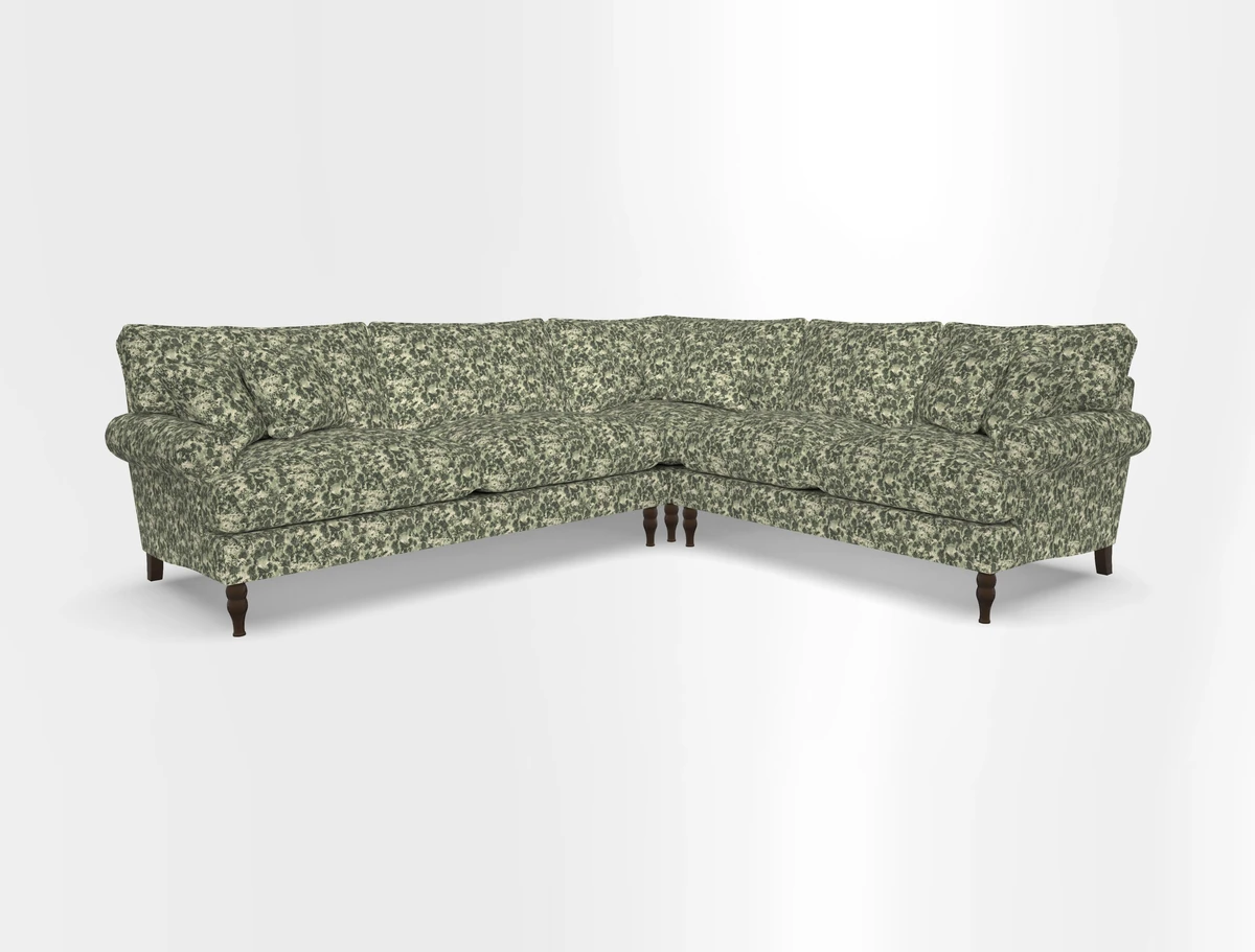 Cooksbridge corner sofa LHF in Cloth 21 Oak Leaf Beech