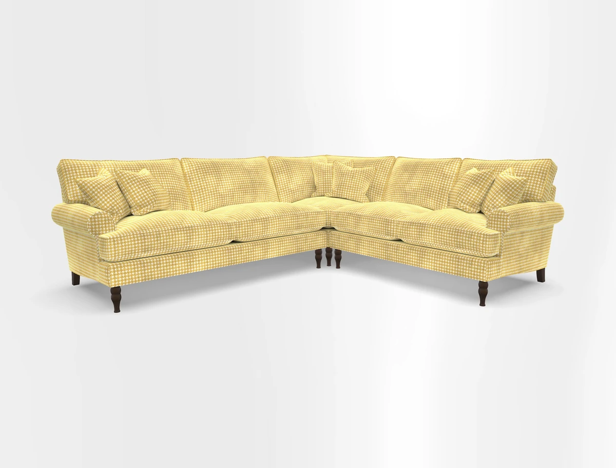 Cooksbridge corner sofa LHF in Cloth 21 Oak Leaf Beech