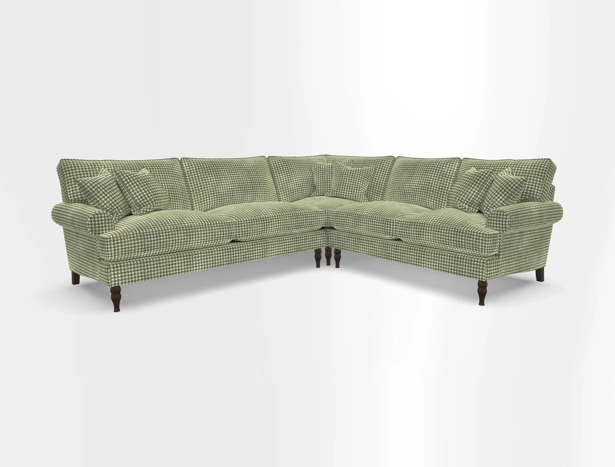 Cooksbridge corner sofa LHF in Cloth 21 Oak Leaf Beech
