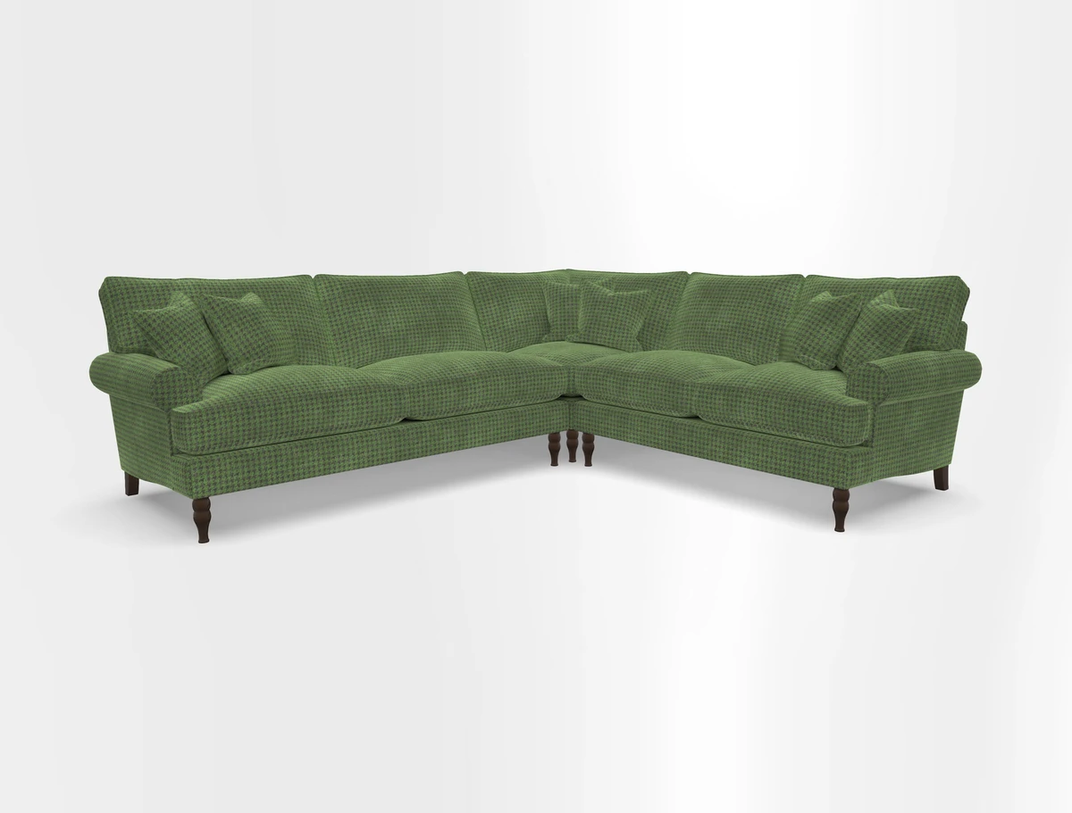 Cooksbridge corner sofa LHF in Cloth 21 Oak Leaf Beech