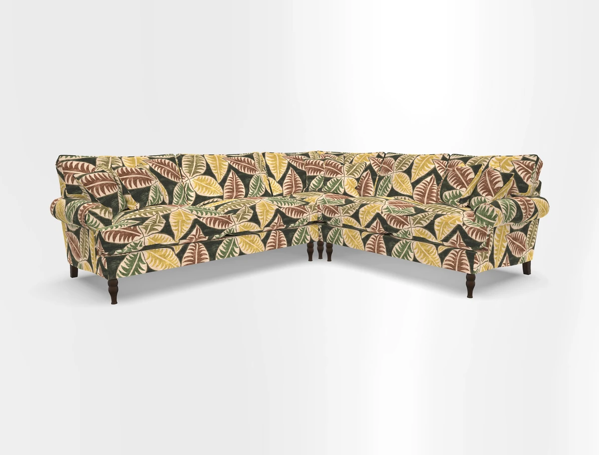 Cooksbridge corner sofa LHF in Cloth 21 Oak Leaf Beech
