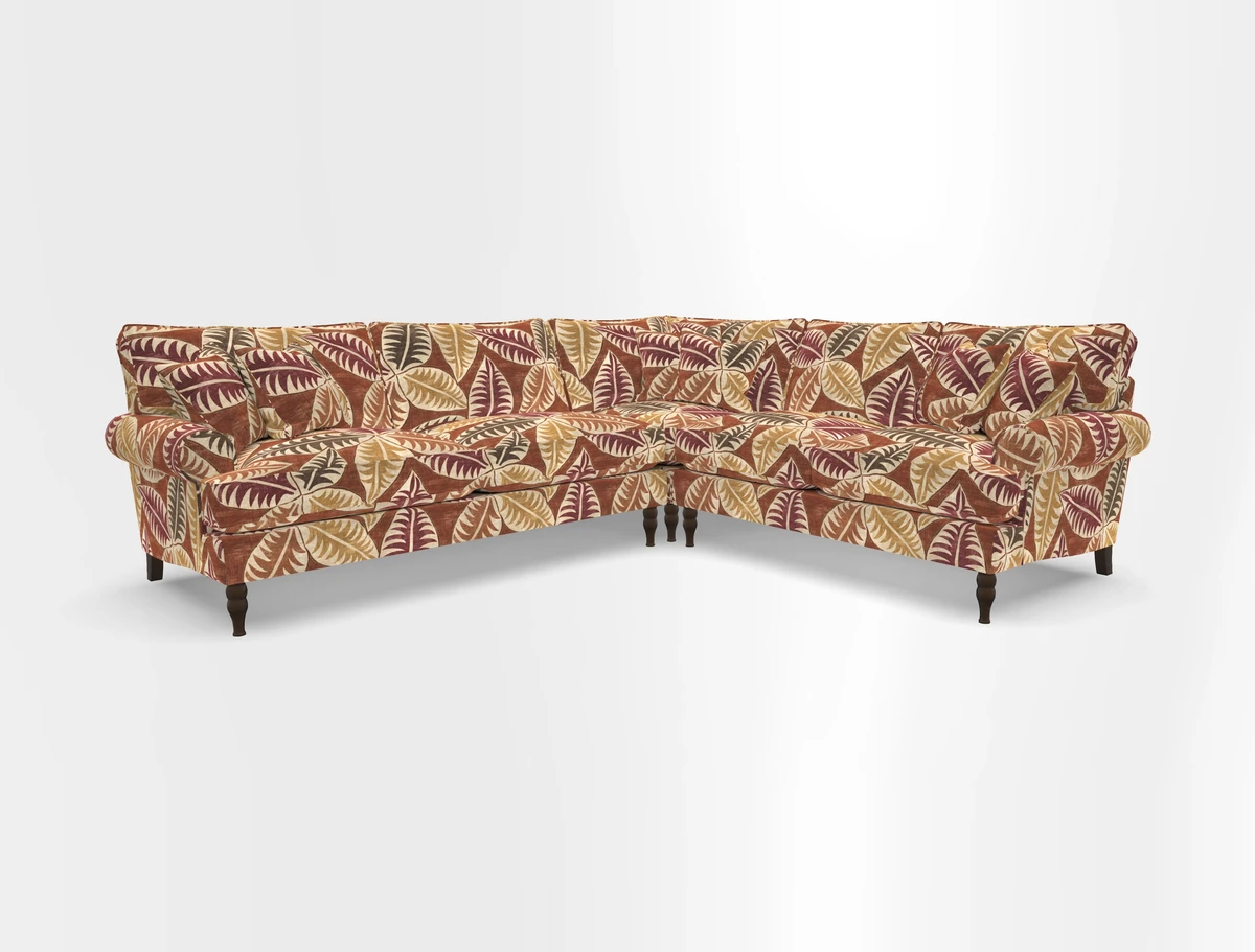 Cooksbridge corner sofa LHF in Cloth 21 Oak Leaf Beech