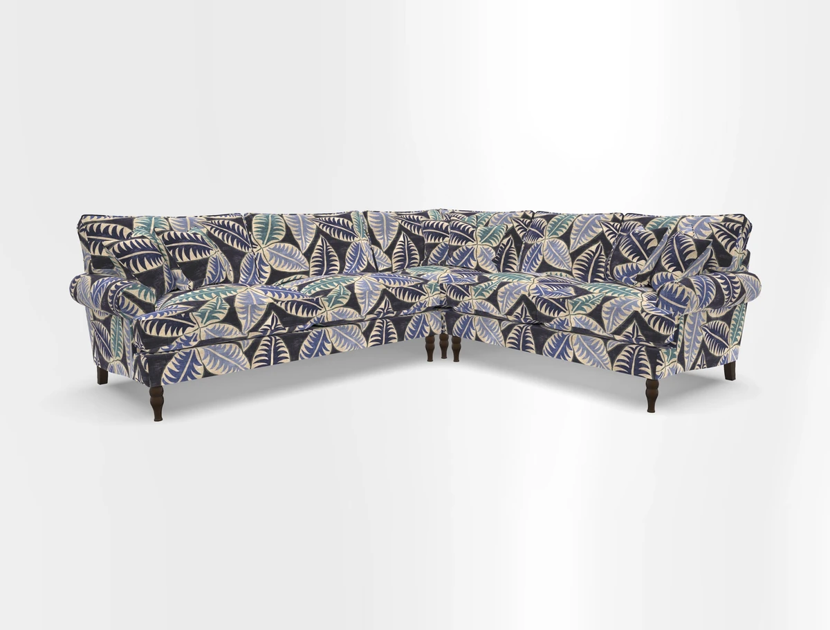 Cooksbridge corner sofa LHF in Cloth 21 Oak Leaf Beech
