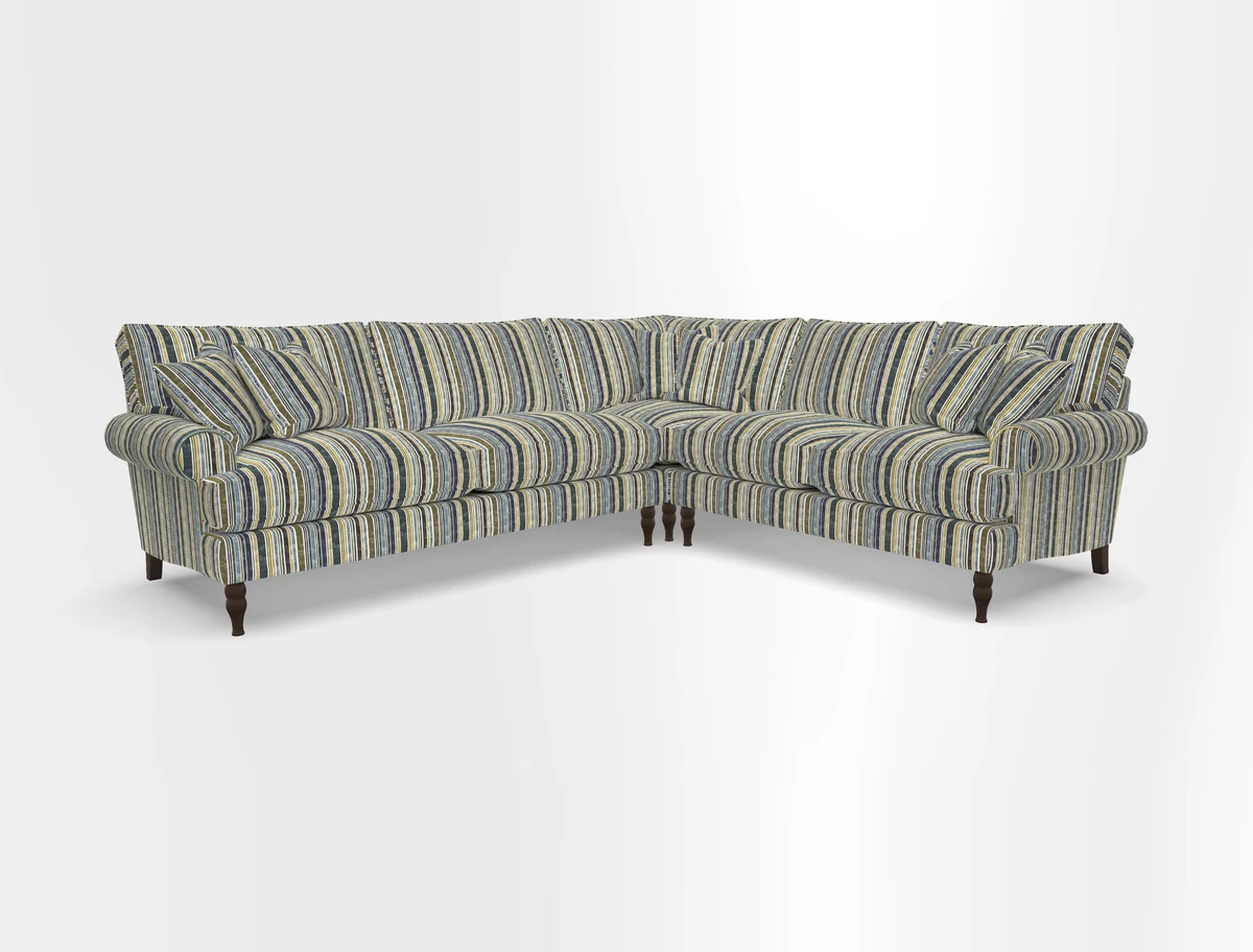 Cooksbridge corner sofa LHF in Cloth 21 Oak Leaf Beech