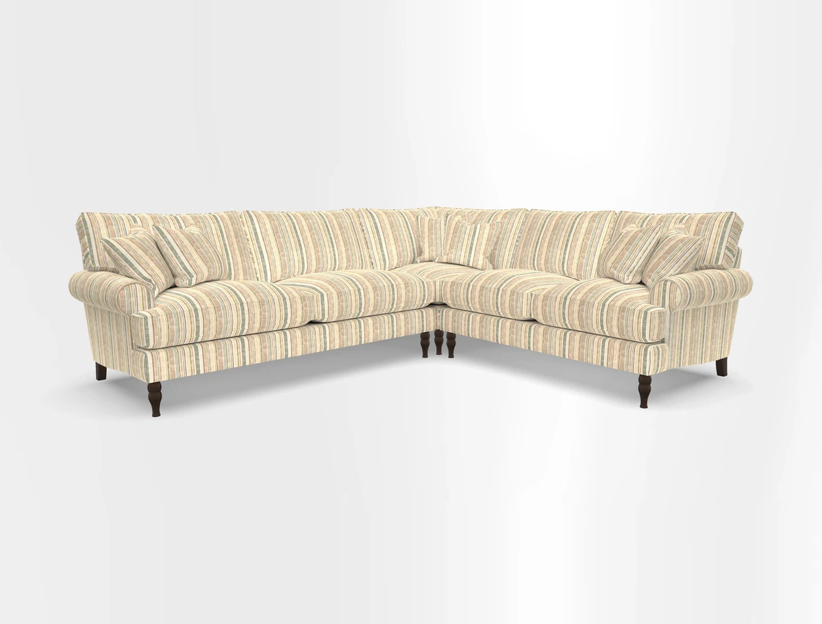 Cooksbridge corner sofa LHF in Cloth 21 Oak Leaf Beech